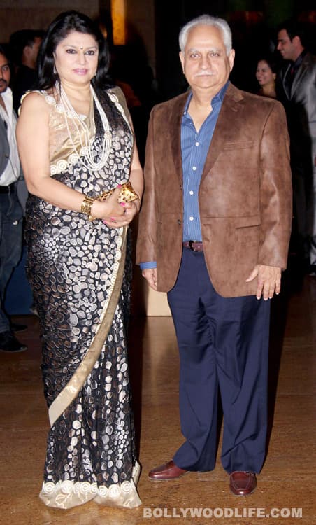 Ramesh Sippy and wife Kiran Juneja 