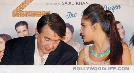 Randhir Kapoor and Shazahn Padamsee