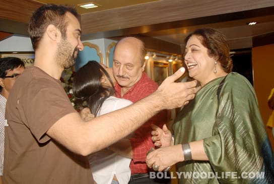 Ranveer Shorey, Anupam and Kirron Kher 