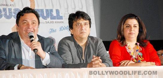 Rishi Kapoor, Sajid Nadiadwala and Farah Khan