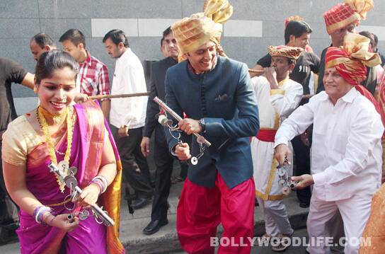 Riteish does the Lezim dance 