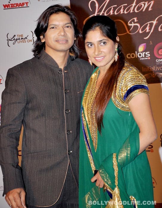 Shaan along with wife Radhika 