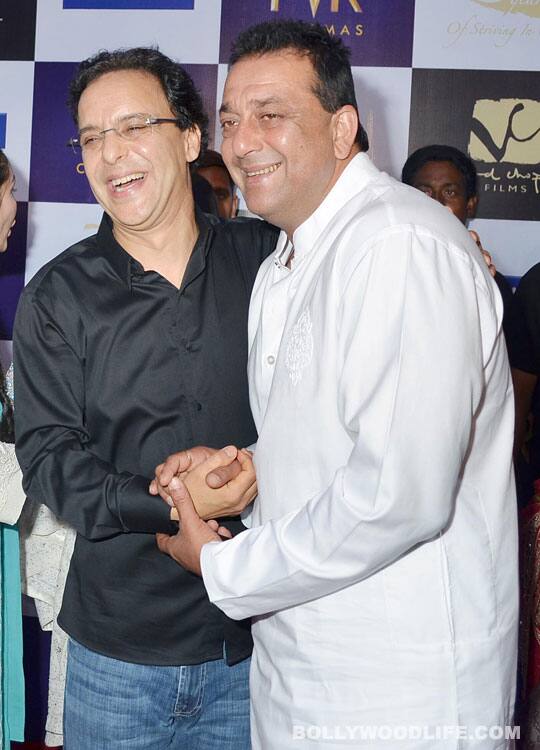 Vidhu Vinod Chopra and Sanjay Dutt 