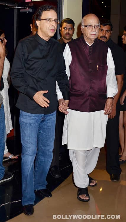 Vidhu Vinod Chopra along with LK Advani 