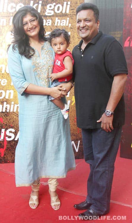 Sanjay Gupta along with his wife 