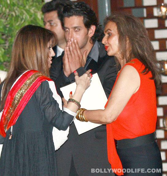 Sussanne, Hrithik and Parmeshwar Godrej 