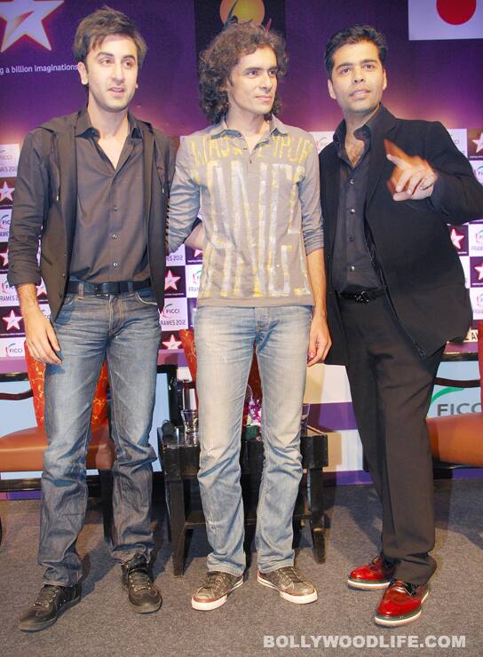 Ranbir Kapoor, Imtiaz Ali and Karan Johar
