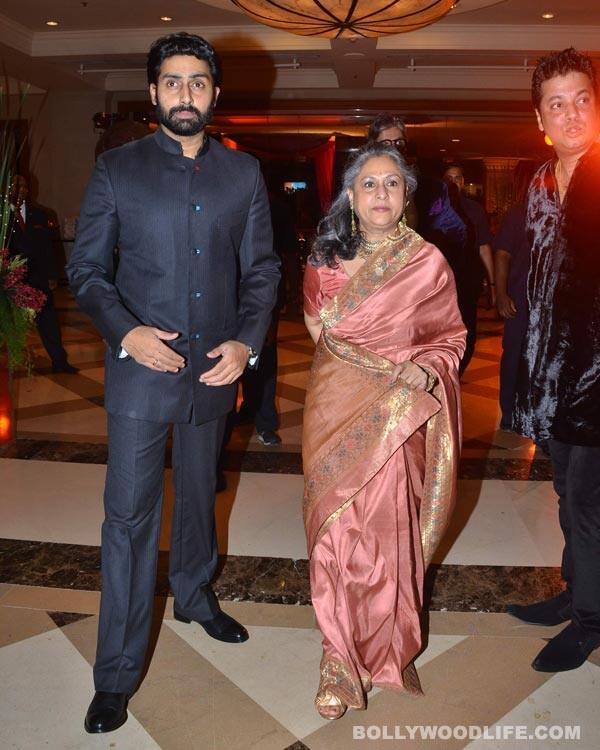Abhishek Bachchan with mom Jaya