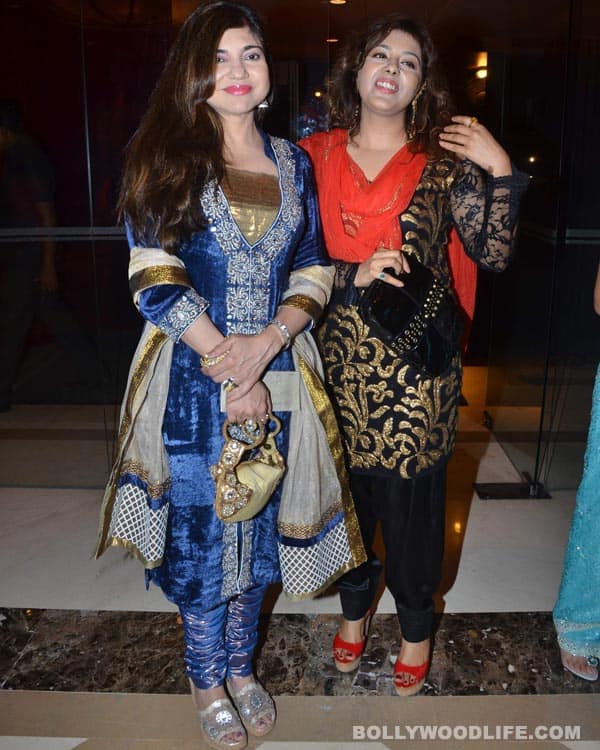 Alka Yagnik with friend