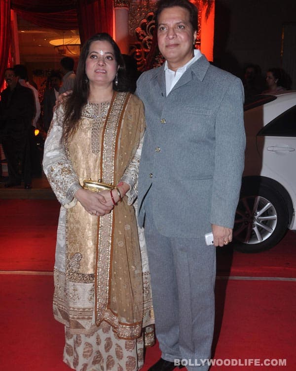 Lalit Pandit with wife