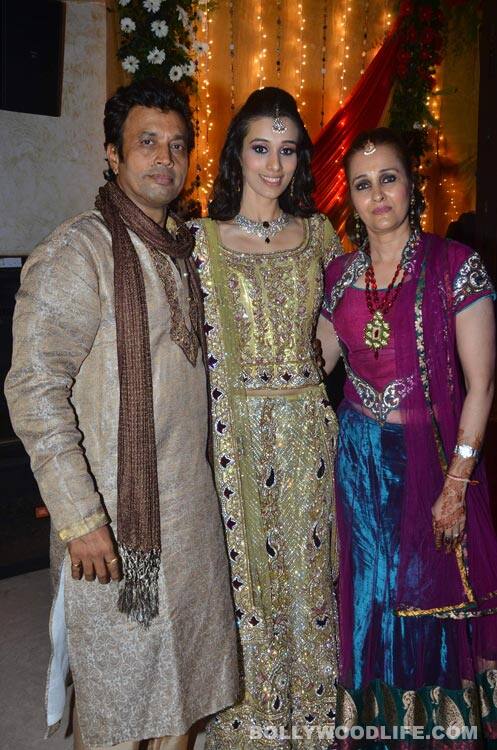 Proud parents Shefali and Mahindra Verma with daughter Taneesha Verma