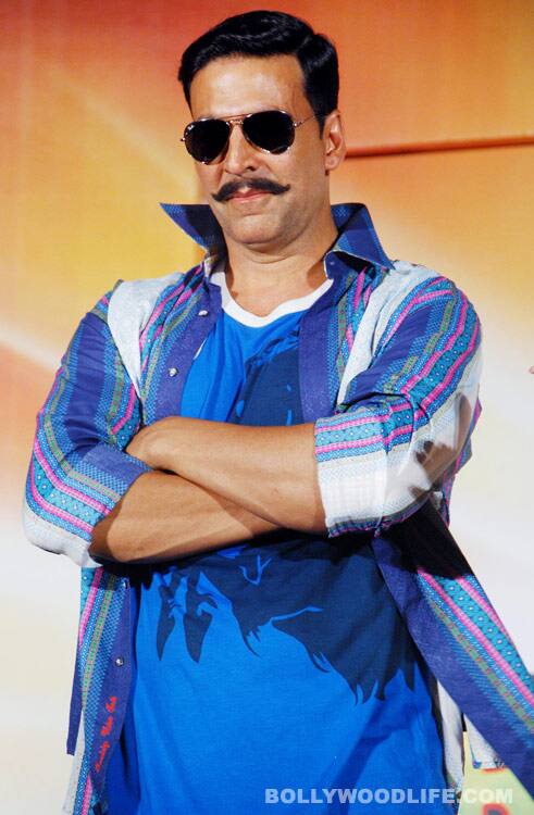 Akshay Kumar, Sonakshi Sinha, Prabhu Deva, Sanjay Leela Bhansali at the trailer launch of 'Rowdy Rathore'