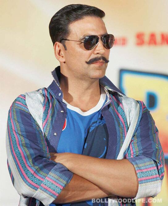 Akshay Kumar, Sonakshi Sinha, Prabhu Deva, Sanjay Leela Bhansali at the trailer launch of 'Rowdy Rathore'