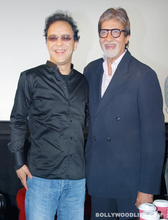 Vidhu Vinod Chopra and Amitabh Bachchan