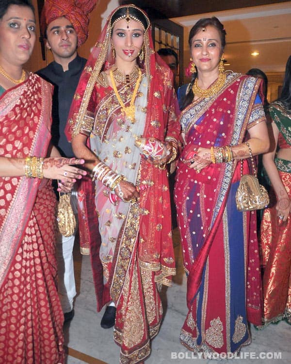 Salman Khan attends Bappa Lahiri-Taneesha Verma wedding ceremony Taneesha Verma with mom Shefali Verma
