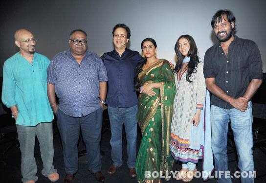 Shantanu Moitra, Pradeep Sarkar, Vidhu Vinod Chopra, Vidya Balan and Raima Sen