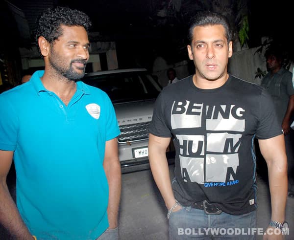 Prabhu Deva and Salman Khan 