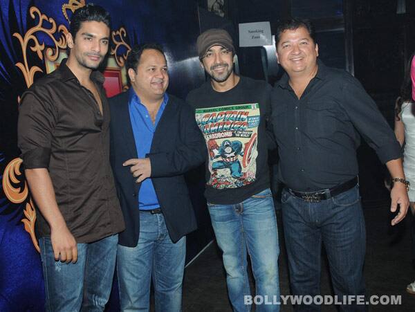 The Chaturvedi brothers with Angad Bedi and Ashish Chowdhary