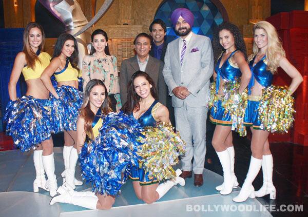 Karisma Kapoor, Sunil Gavaskar and Sidhu 
