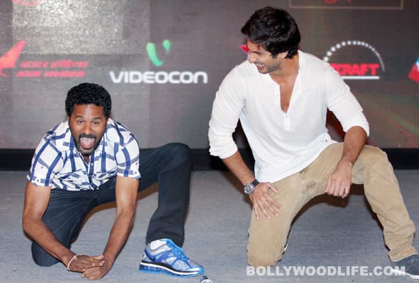 shahid-kapoor-150512 Prabhu Deva and Shahid Kapoor