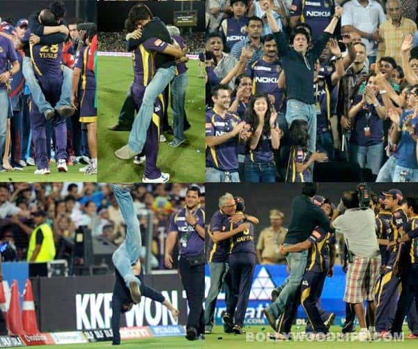 Shahrukh Khan celebrates KKR’s entry in IPL finals with a cartwheel!