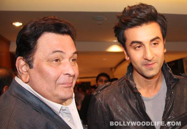 Rishi Kapoor and Ranbir Kapoor