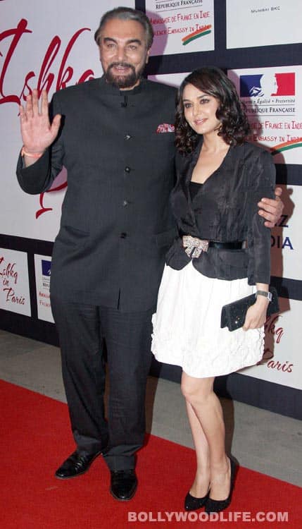 Kabir Bedi and Preity Zinta