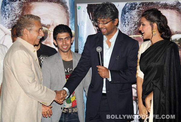Naseeruddin Shah, film's director Kabeer Kaushik & Neha Dhupia