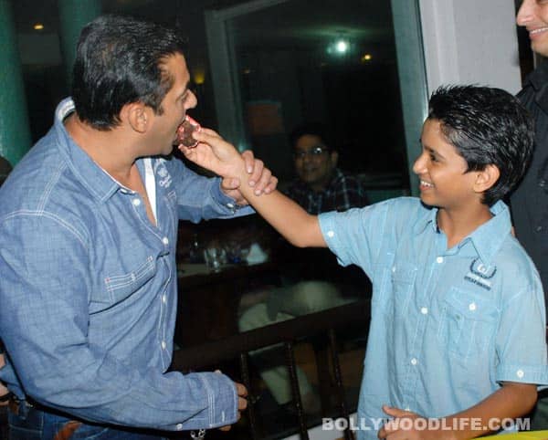 Salman Khan and Ritvik Sahore 