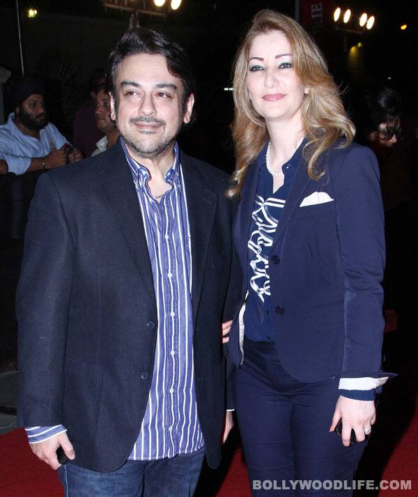 Adnan Sami with wife Roya Faryabi 