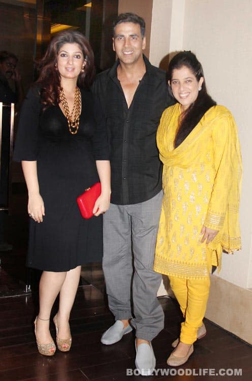 Akshay, Twinkle and Shabina 
