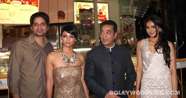 Kamal Haasan with Pooja Kumar, Andrea Jeremiah and Jaideep Ahlawat 
