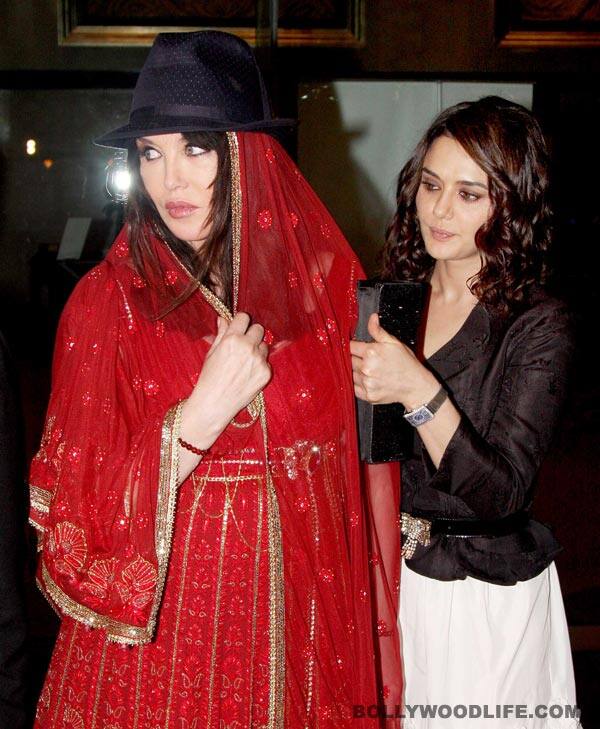 Preity Zinta with French actor and Oscar nominee Isabelle Adjani