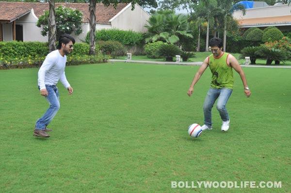 Anas Khan (Deven of Tujh Sang Preet Lagai Sajna) and Sachin Shroff