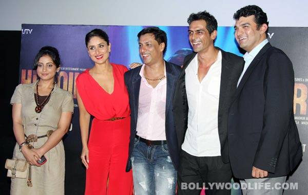Divya Dutta, Kareena Kapoor, Madhur Bhandarkar, Arjun Rampal and Siddharth Roy Kapur launch the first look of Heroine.
