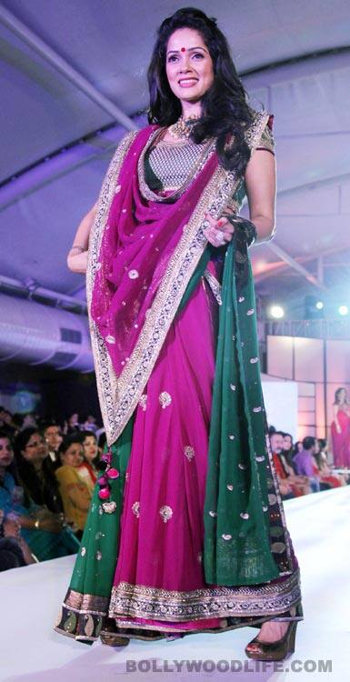 Vidya Malwade walks for Shaina NC, CPAA Charity Show