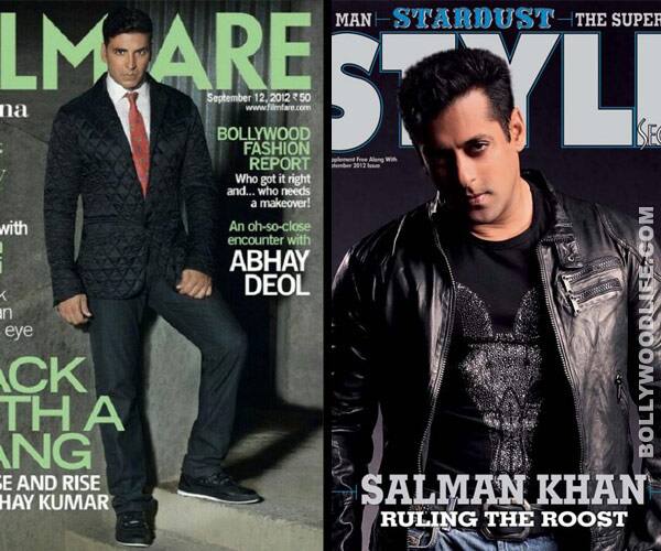 Salman Khan or Akshay Kumar - who is the ultimate cover boy?