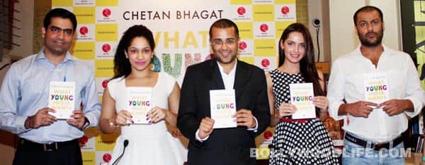 Unveiling of Chetan Bhagat's book 'What young India wants'