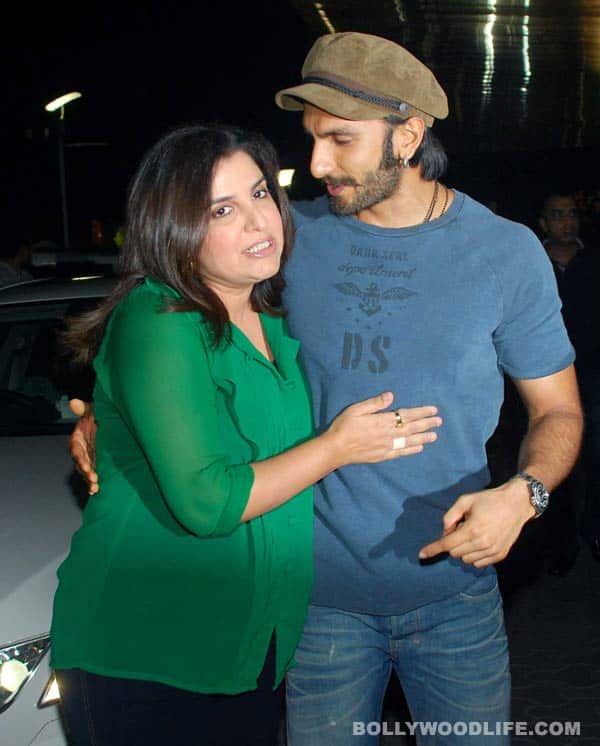 Farah Khan and Ranveer Singh