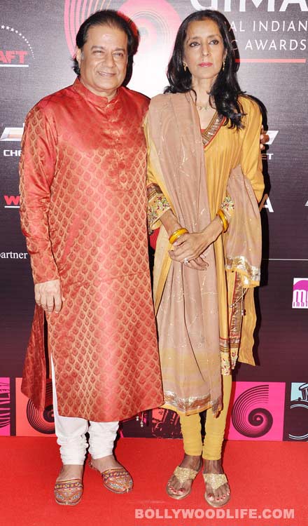 Anup Jalota and wife Medha