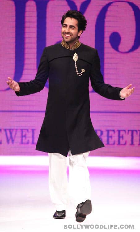 Ayushmaan Khurana walks the ramp for Preeti