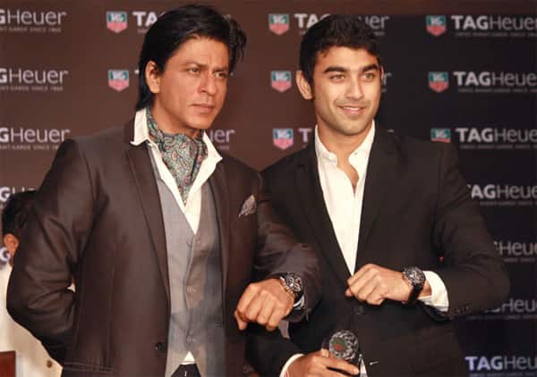 Sharukh Khan and Formula 2 driver Arman Ebrahim