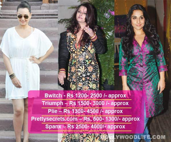 Do Sonakshi Sinha, Aishwarya Rai Bachchan, Vidya Balan use shapewear?