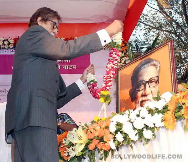 Shiv Sena chief Uddhav Thackeray felicitates Amitabh Bachchan!