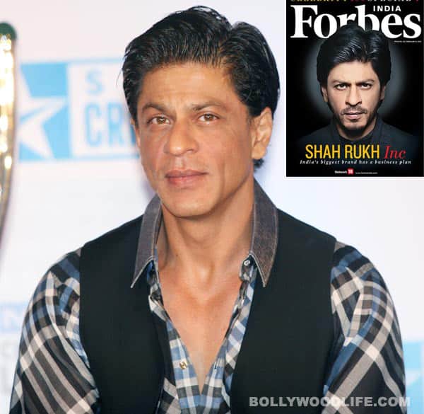 Shahrukh Khan beat Salman Khan to top the Forbes India Celebrity 100 list