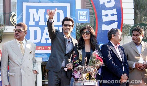 Chitrangda Singh and Arjun Rampal at Mid-Day Race