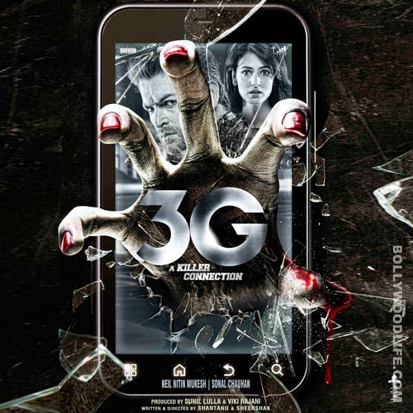 3G digital poster: Why are Neil Nitin Mukesh and Sonal Chauhan frightened to death?