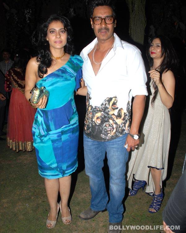 Ajay Devgn and Kajol with Tanisha