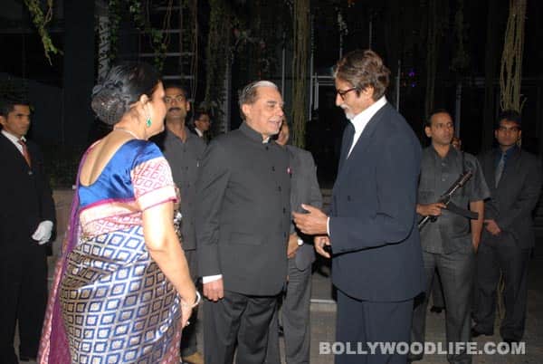 Subhash Chandra Goel and Amitabh Bachchan