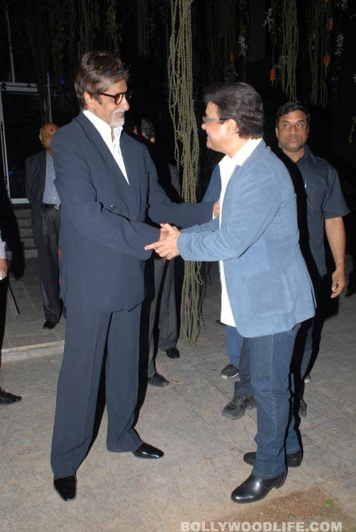 Amitabh Bachchan with Sachin Pilgaonkar